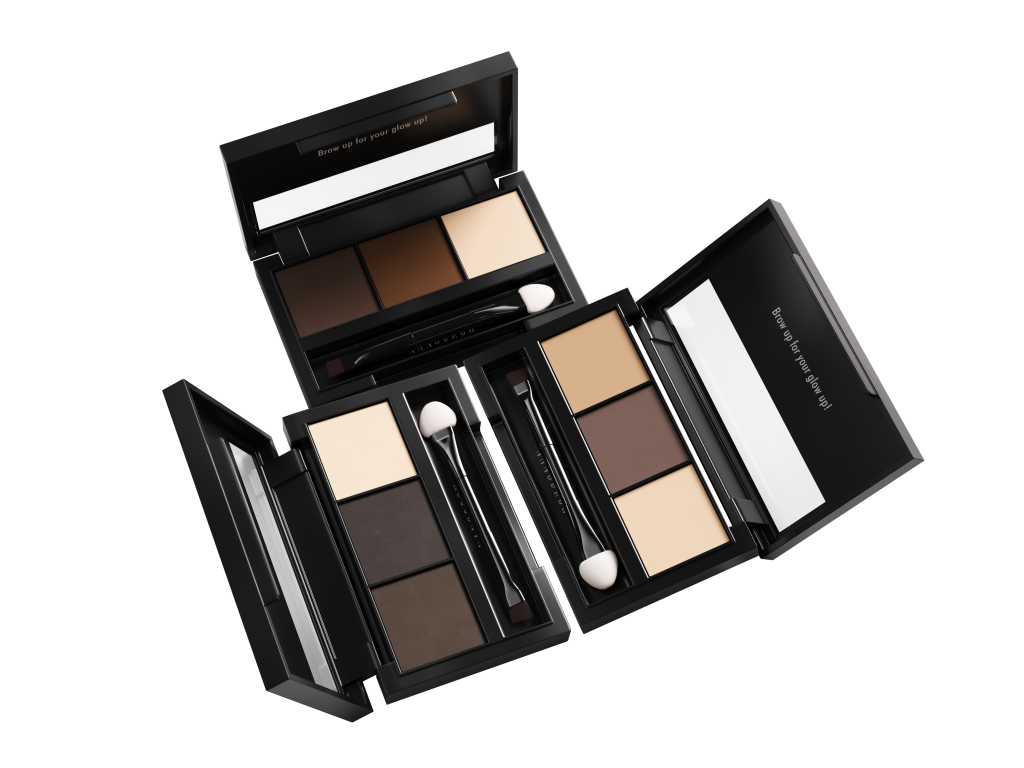 Nanobrow Eyebrow Powder Kit - gute Augenbrauenschatten mit Highlighter